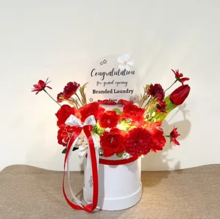 Bloom Box Akrilik Ucapan Grand Opening Tua